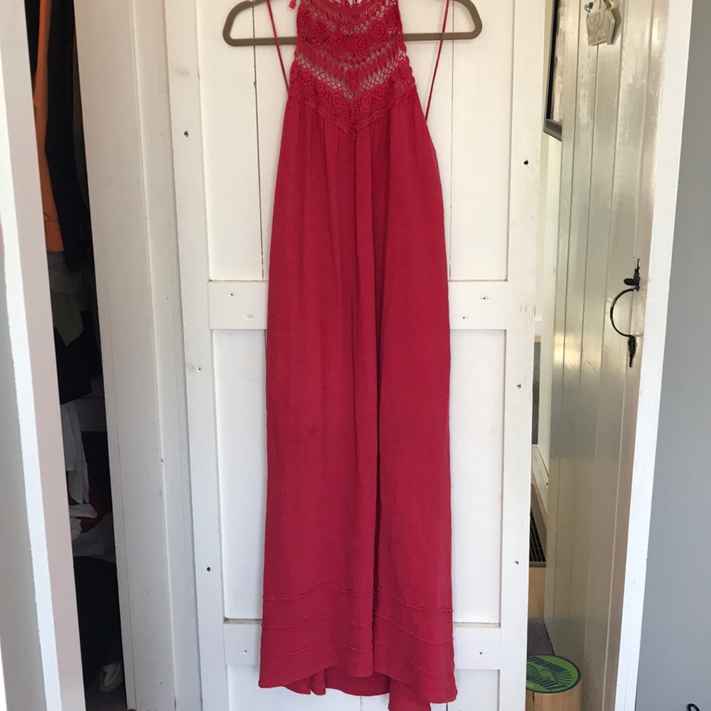 Billabong Low Back Halter Dress